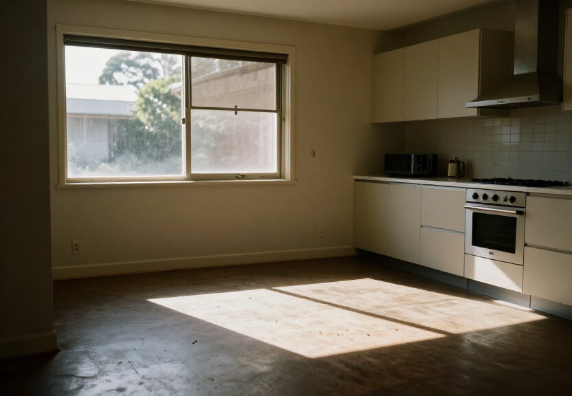 Clean, cockroach-free kitchen in North Richmond after treatment