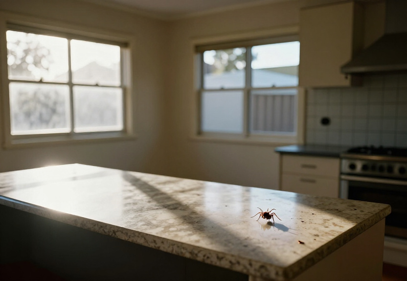 Termite damage in a North Richmond home before treatment